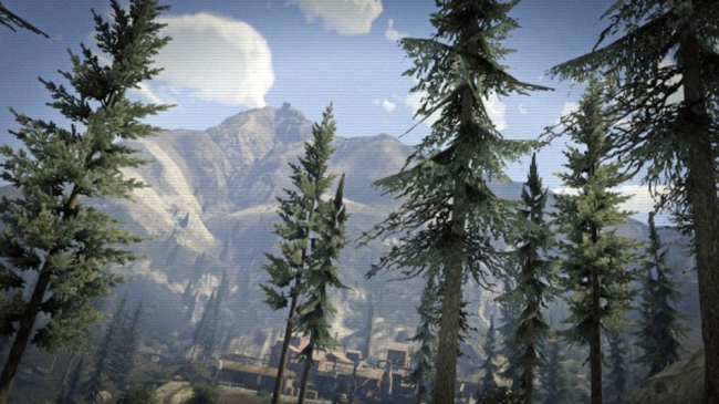 Digital outdoors: Mount Chiliad, the highest peak in Grand Theft Auto V (Picture: Phil Rose/Caters)