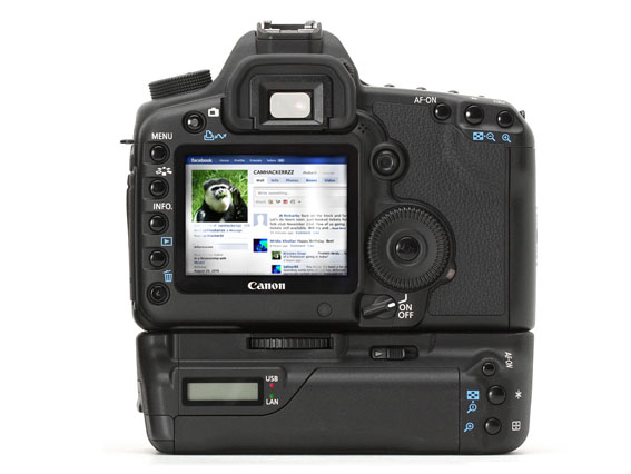 Canon 5d MKII with online access.