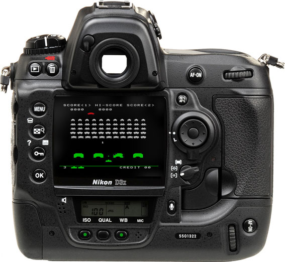 Space invaders on the D3X