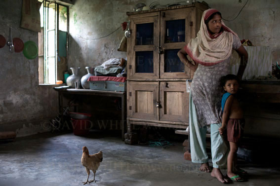 Climate change Bangladesh..Forki village, Bhola.