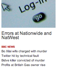 There’s a war going on in Syria, and a severe food crisis in West Africa,  but according to the news section on the front page of the BBC website
