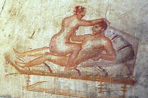 Erotic wall art, Pompeii