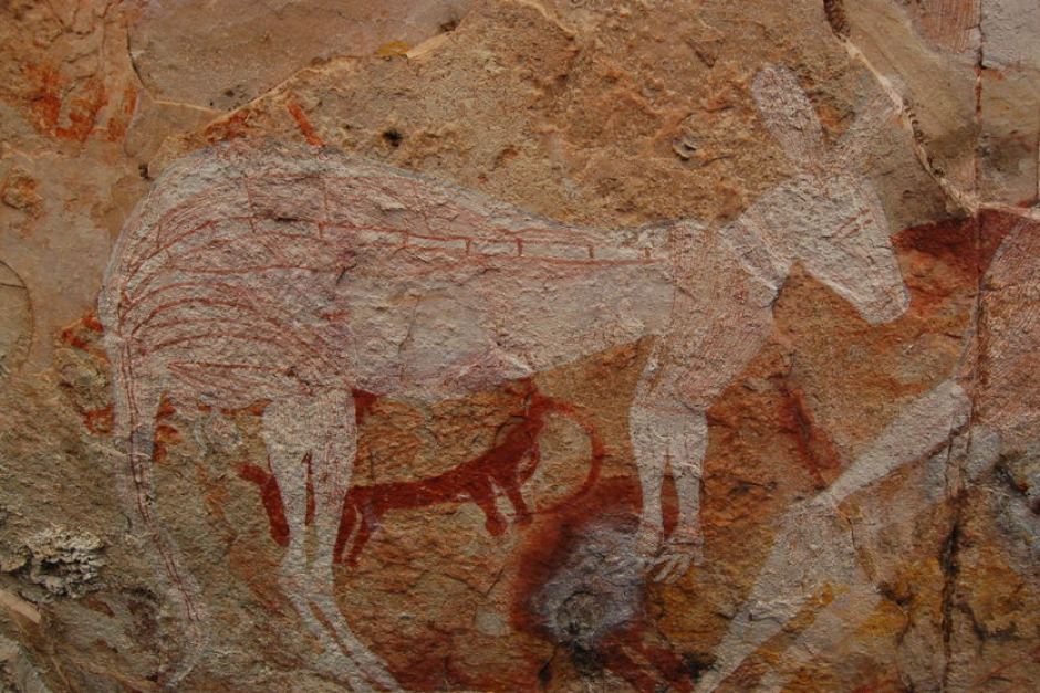 Aboriginal rock art © abc.net.au