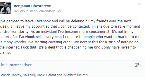Why I left Facebook and then regretted it