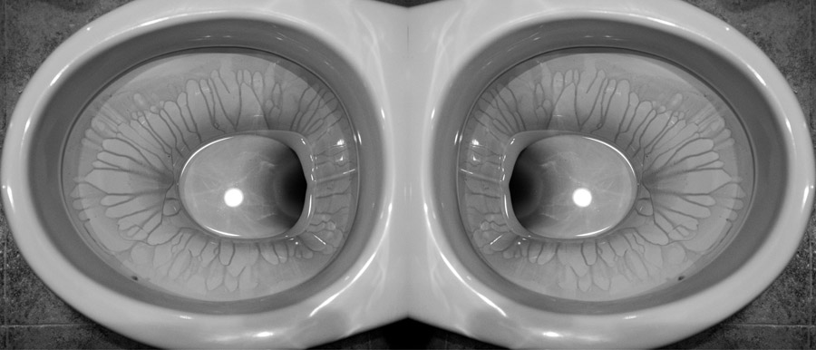 Who's watching YOU 'powder your nose' ? @ John MacPherson