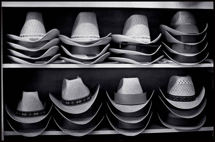 Cowboy hats, Western wear shop, Texas © John MacPherson