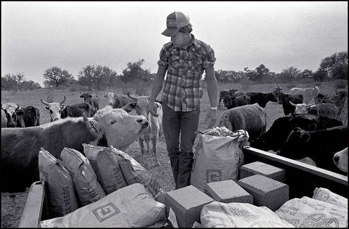 Preston Jennings, rancher, Texas 1980 © John MacPherson