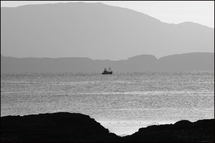 Out to the Atlantic, Firth of Lorne, from Carsaig © John MacPherson