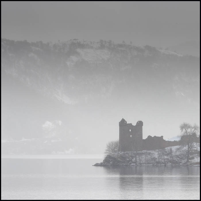 Blizzard over Loch Ness and Castle Urquhart © John MacPherson