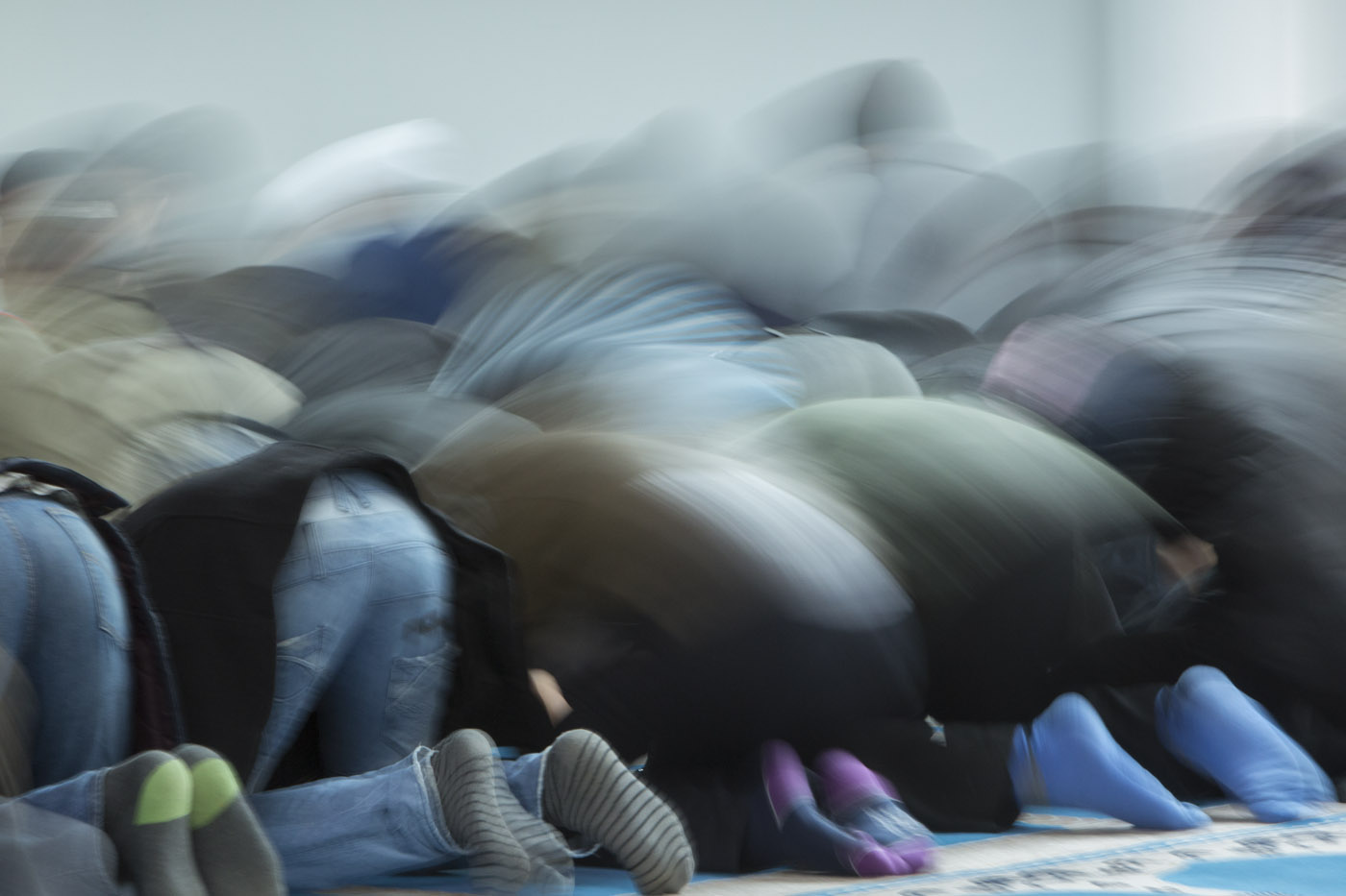 Friday prayers, Inverness Masjid, Inverness, Scotland, February 2015 Image ©John MacPherson